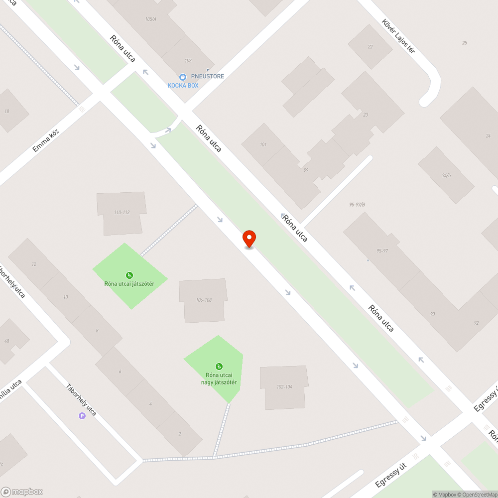 Kiszáradt fa bejelentés helye