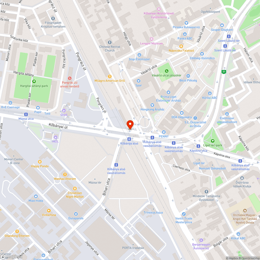 Kőbánya alsó vasútállomás rekonstrukció befejezése bejelentés helye