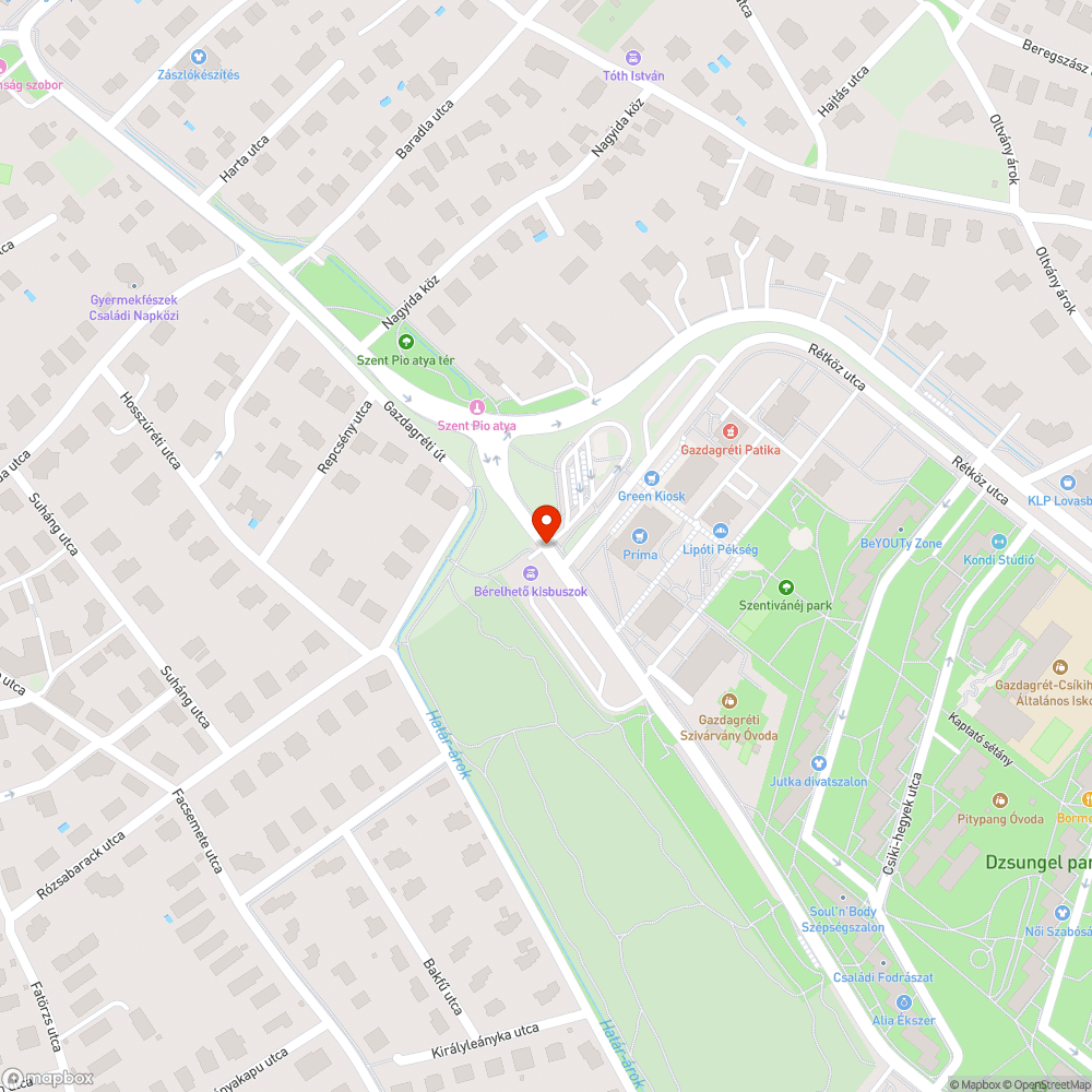 fedél bejelentés helye