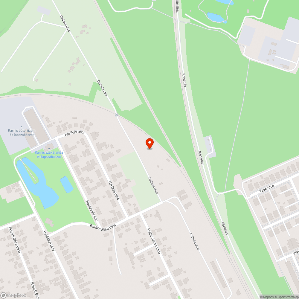 Elhagyott személyautó bejelentés helye