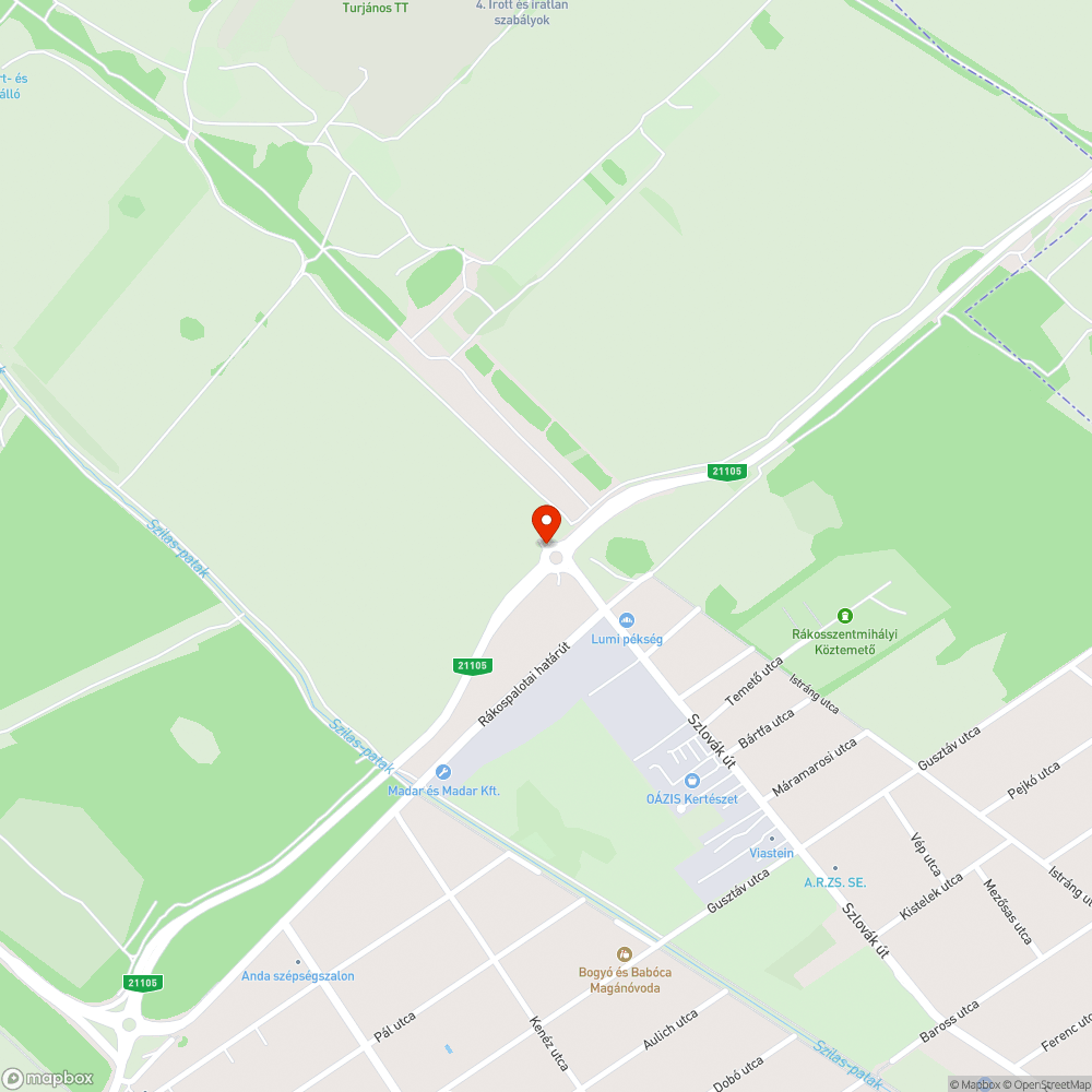 Kátyúk a körforgalomban bejelentés helye