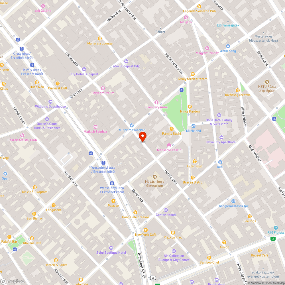 Metró közeli szakaszok bejelentés helye