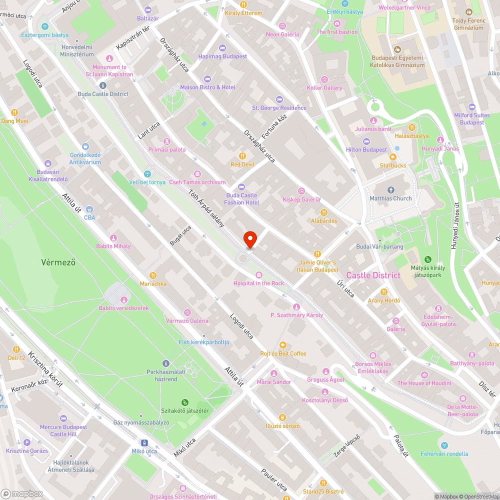 Rendezetlen Tóth Árpád sétány bejelentés helye