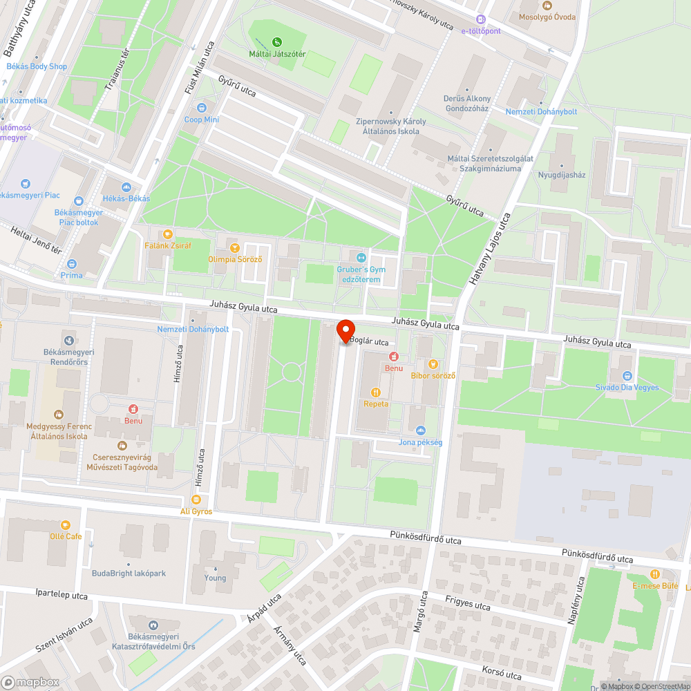 Lejárt műszakival rendelkező elhagyott gépjármű bejelentés helye