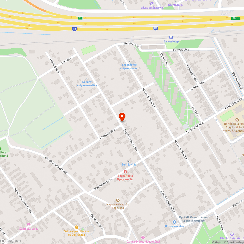 Hiányzó táblák bejelentés helye