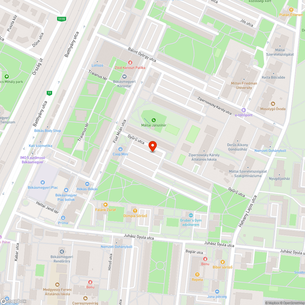 Újabb törött autó bejelentés helye