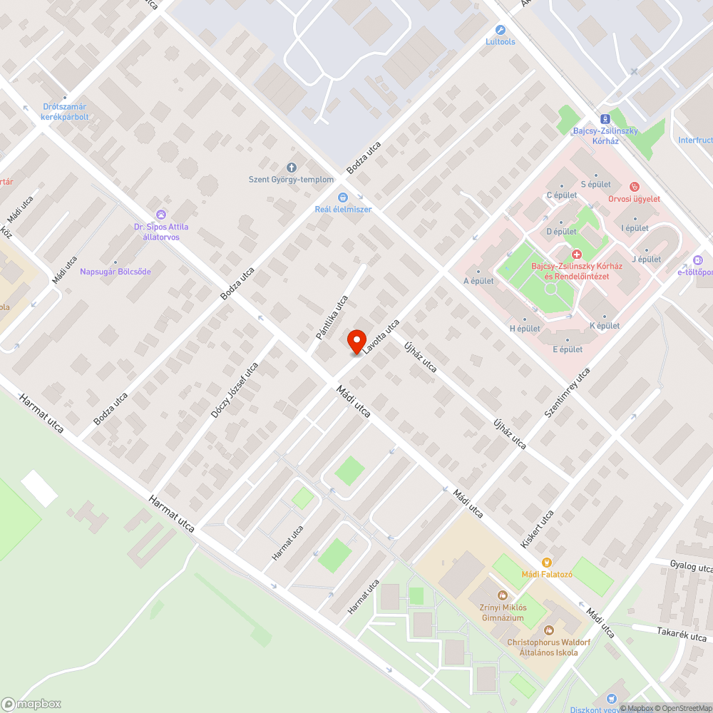 Telekom szekrény körüli lassan elfogyó betonja bejelentés helye