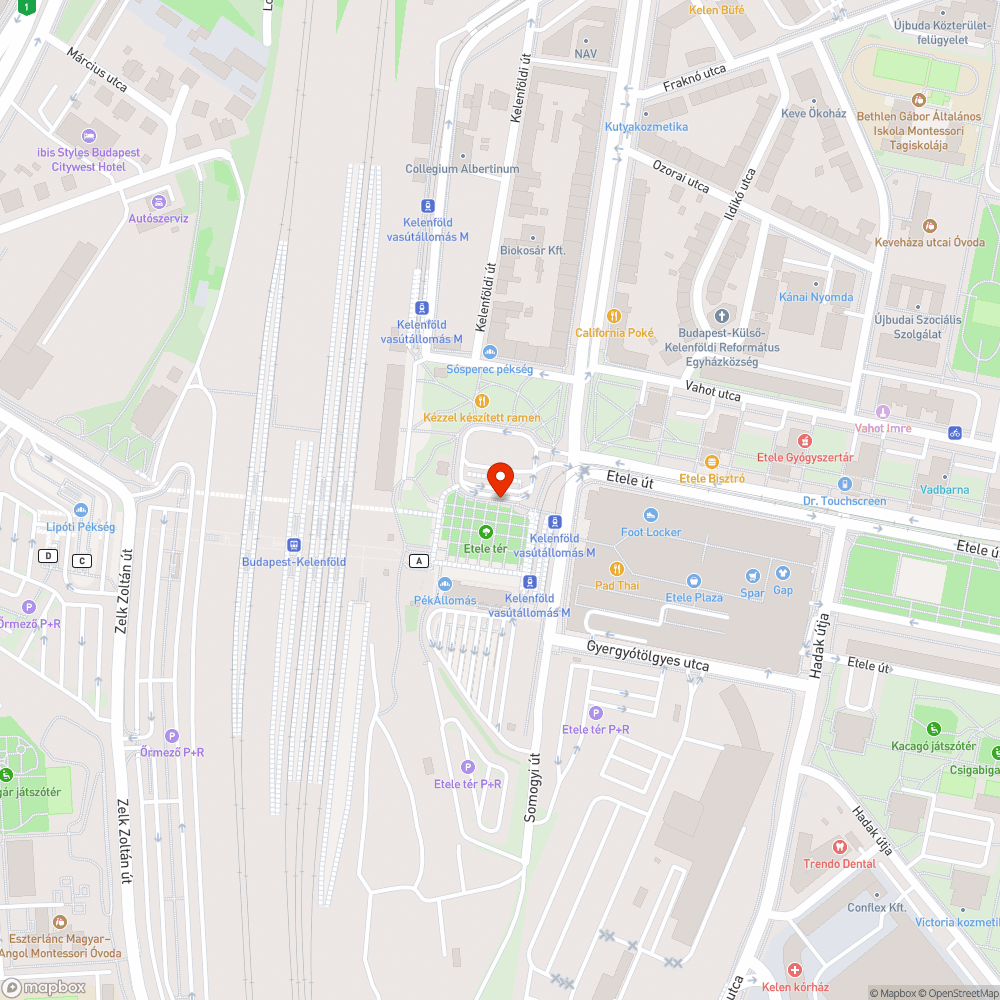 Üvegcserép bejelentés helye