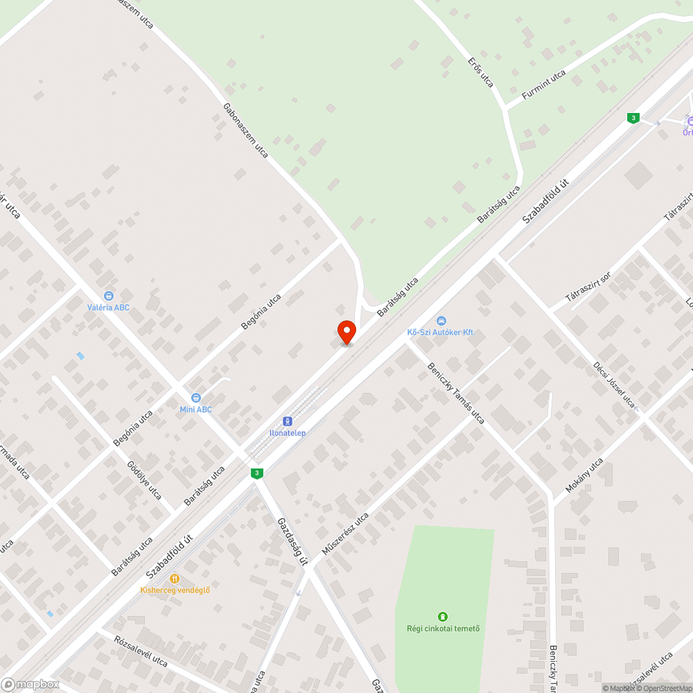 Ilonatelep HÉV megálló rengeteg szemét, zsákokban eldobálva bejelentés helye