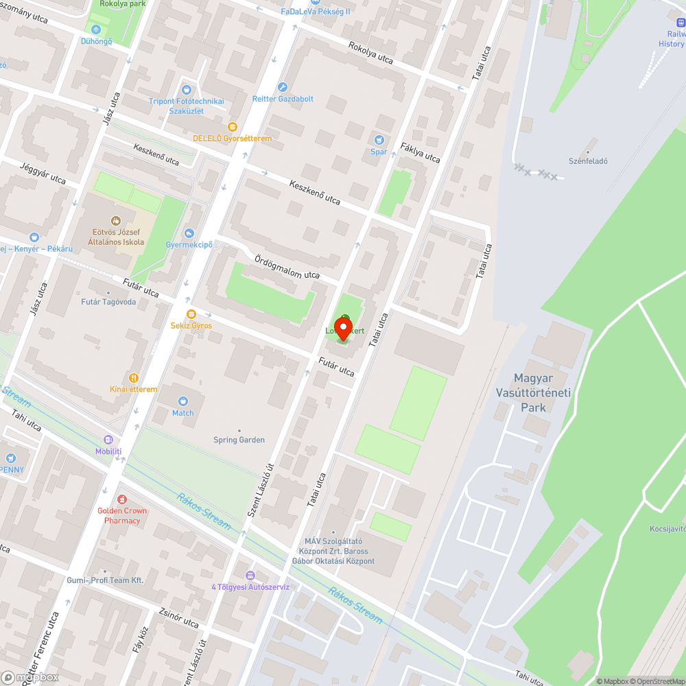 Fedél sarka kiáll a járdából bejelentés helye