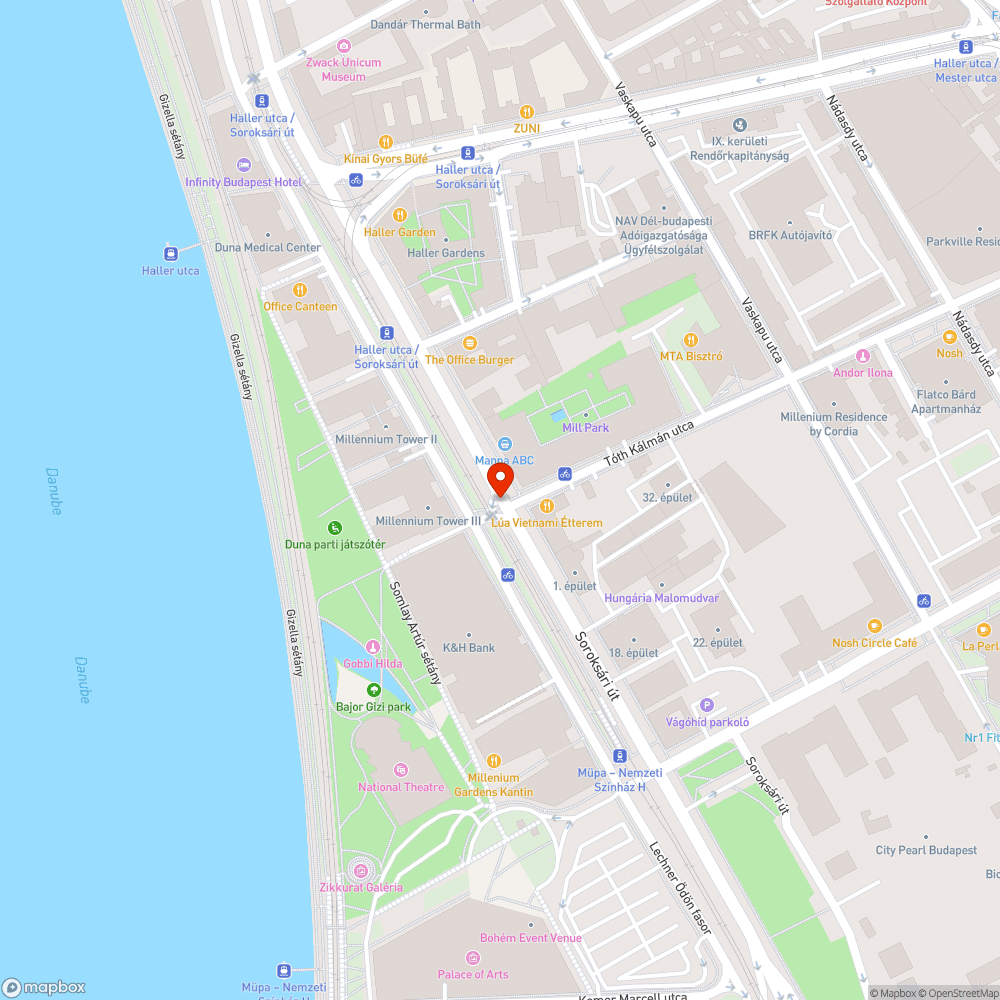 Betontömbök vki odébbrakta bejelentés helye