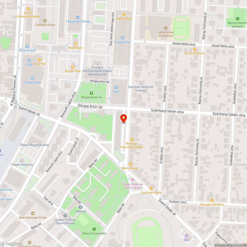 Lámpa kikerülése, száguldozás a parkolóban bejelentés helye