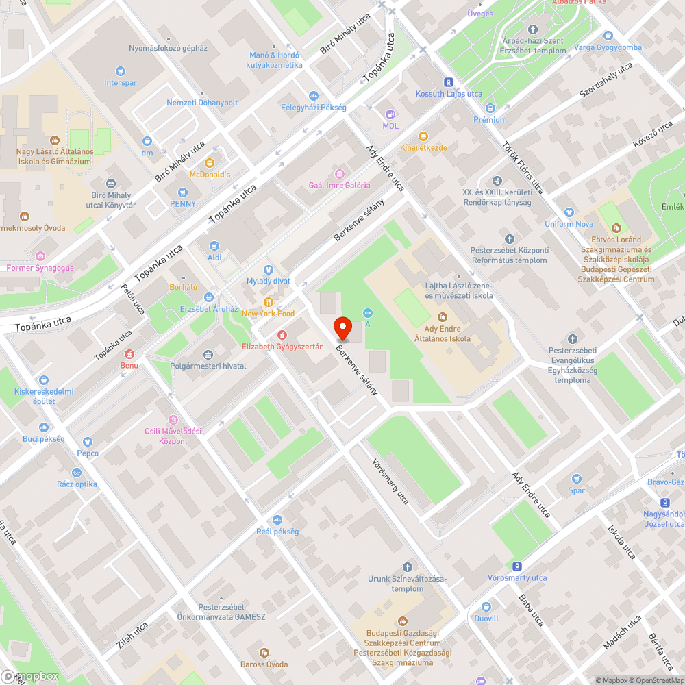 Folyamatos szembemenetel az egyirányú Berkenye sétányon bejelentés helye