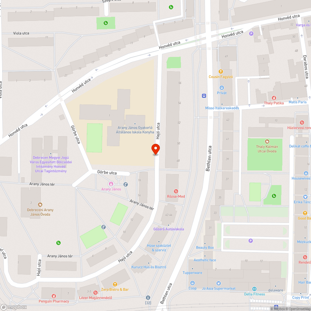 Gaz bejelentés helye