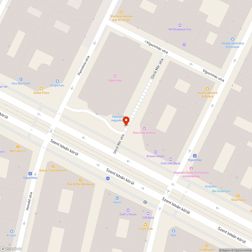 Kiesett kő a szökőkútnál bejelentés helye