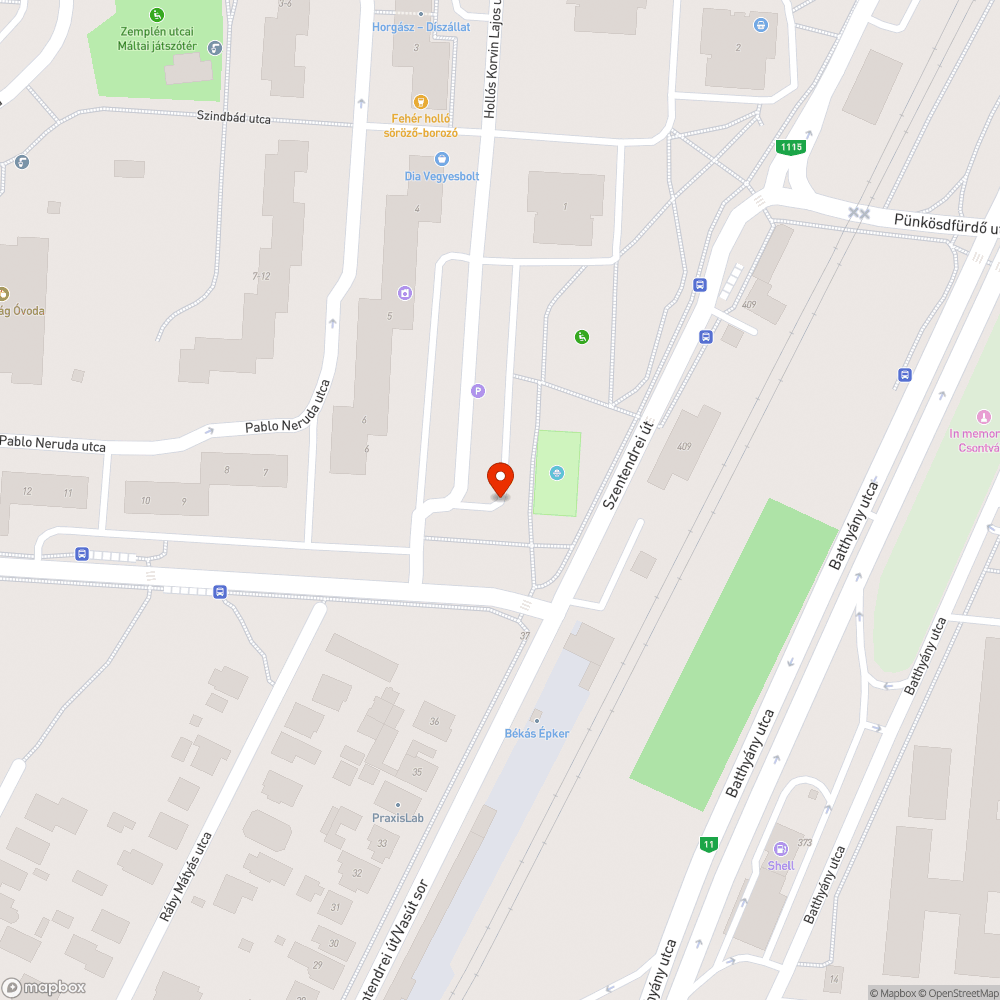 Túl nőtt, lelógó faágak, nehézkes parkolás bejelentés helye