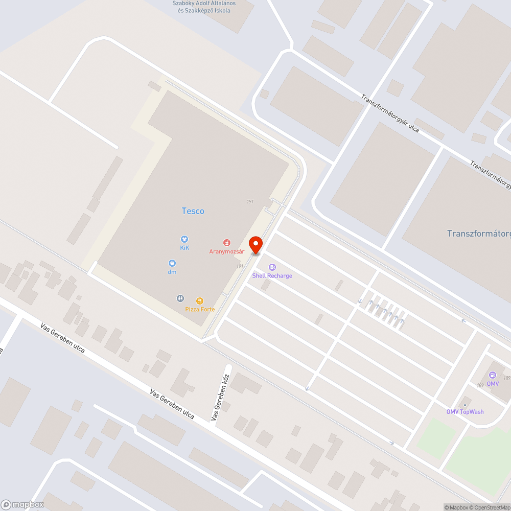 Tábla bejelentés helye