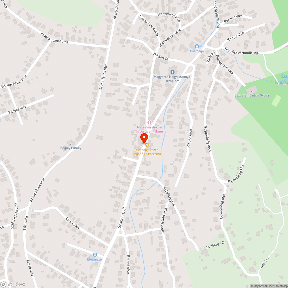 A rossz lejtésű járda járhatatlan esőben bejelentés helye