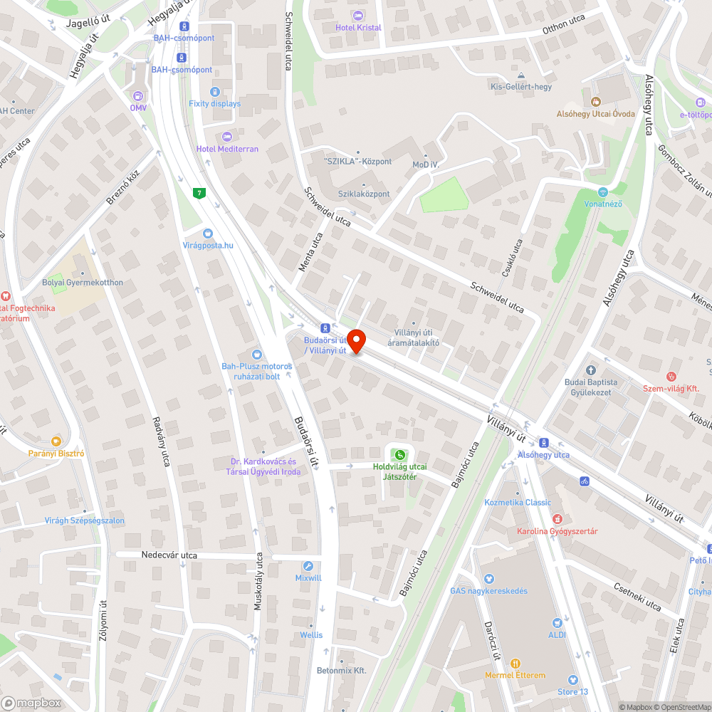 kerékpársávba belelógó növény bejelentés helye