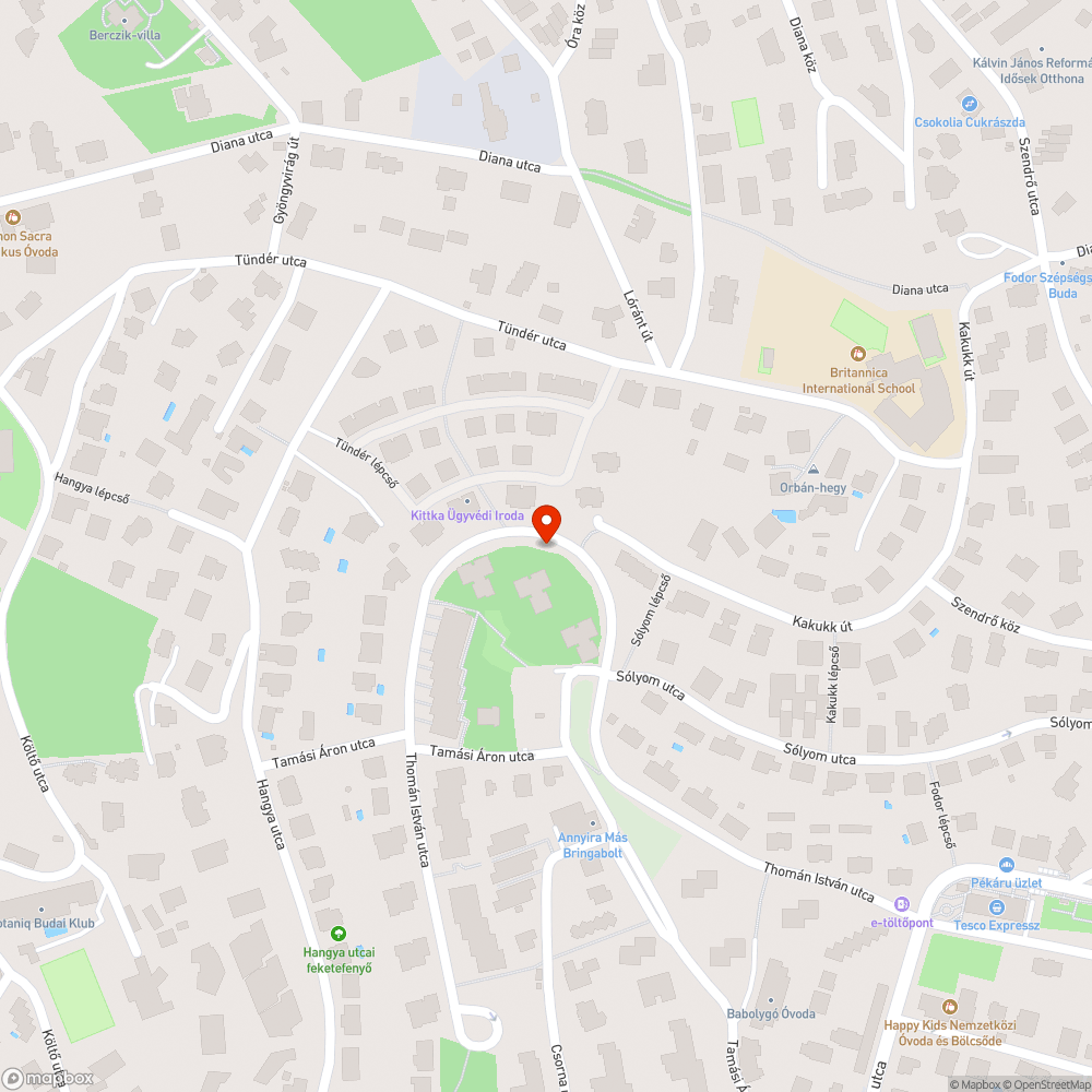 Elhagyott auto bejelentés helye