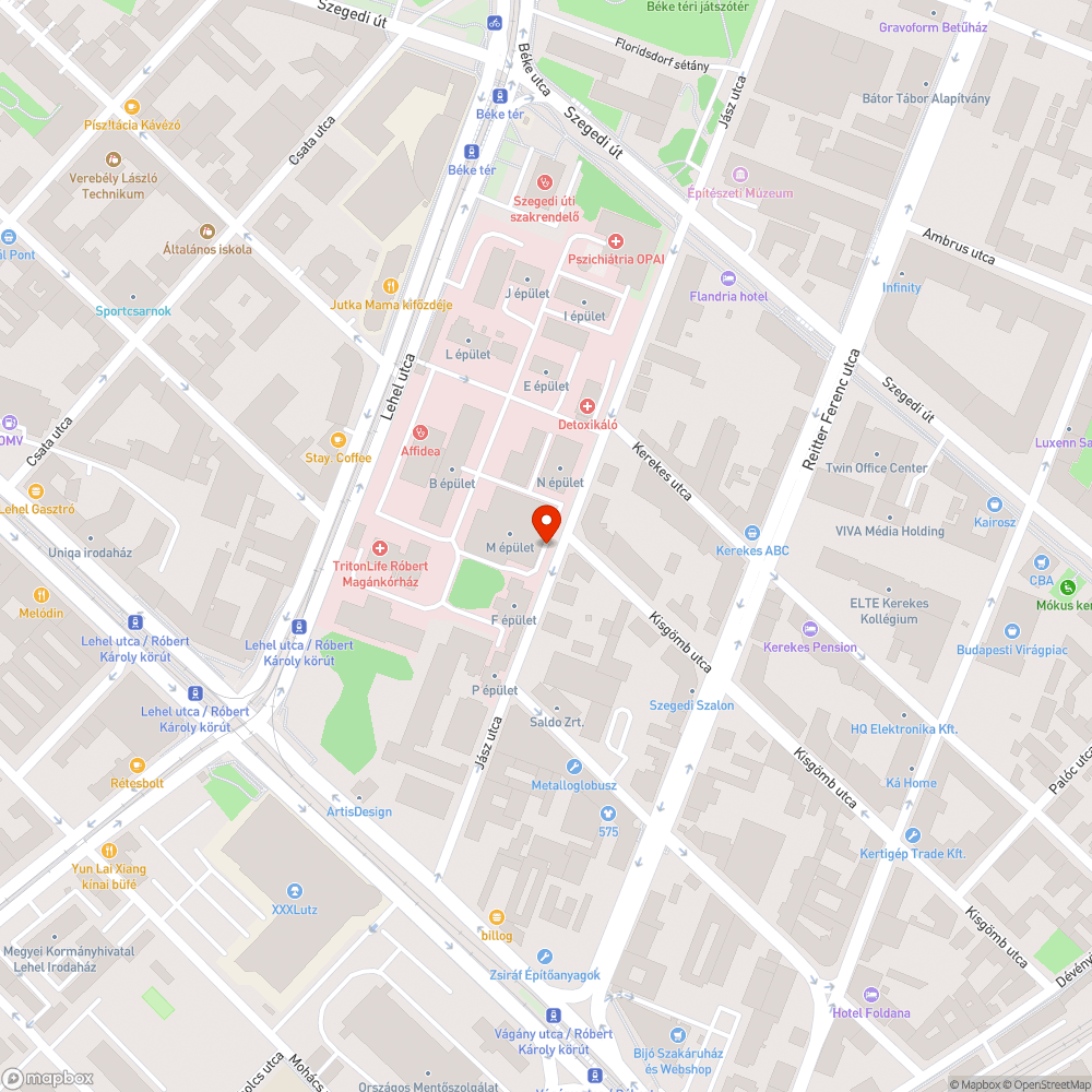 Veszélyes ereszcsatorna bejelentés helye