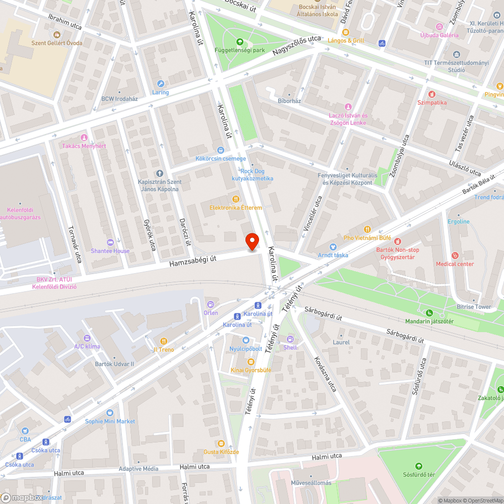 Aszfalt kiemelkedés bejelentés helye