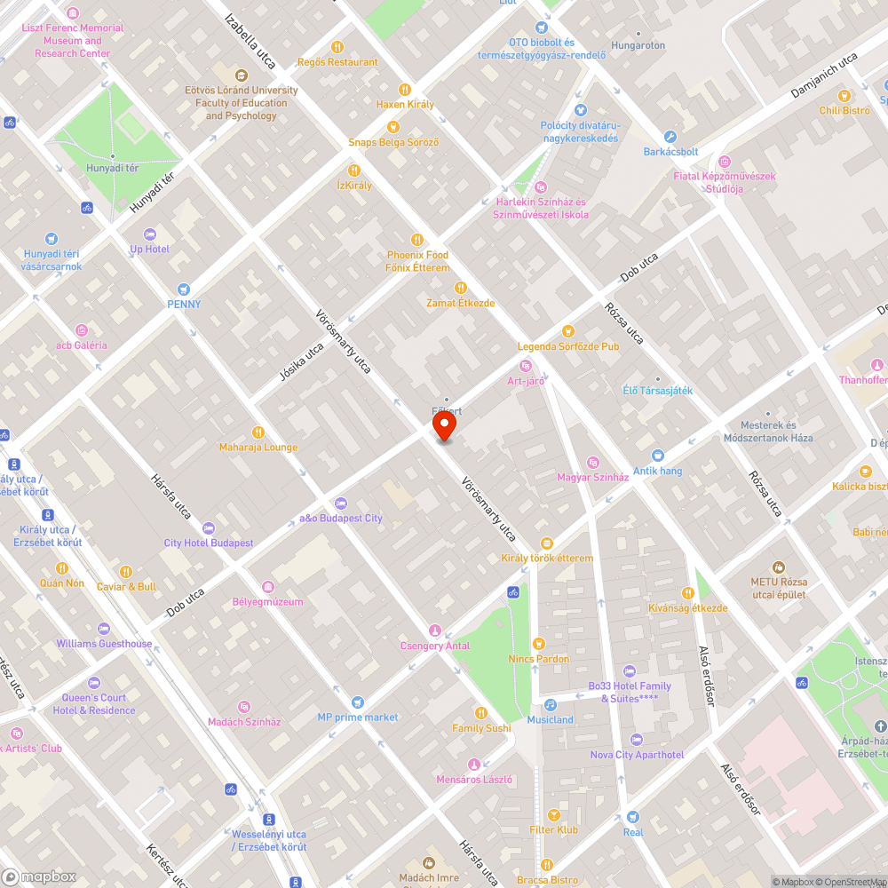 ferde, járdára lógó kuka a Vörösmarty utcában bejelentés helye