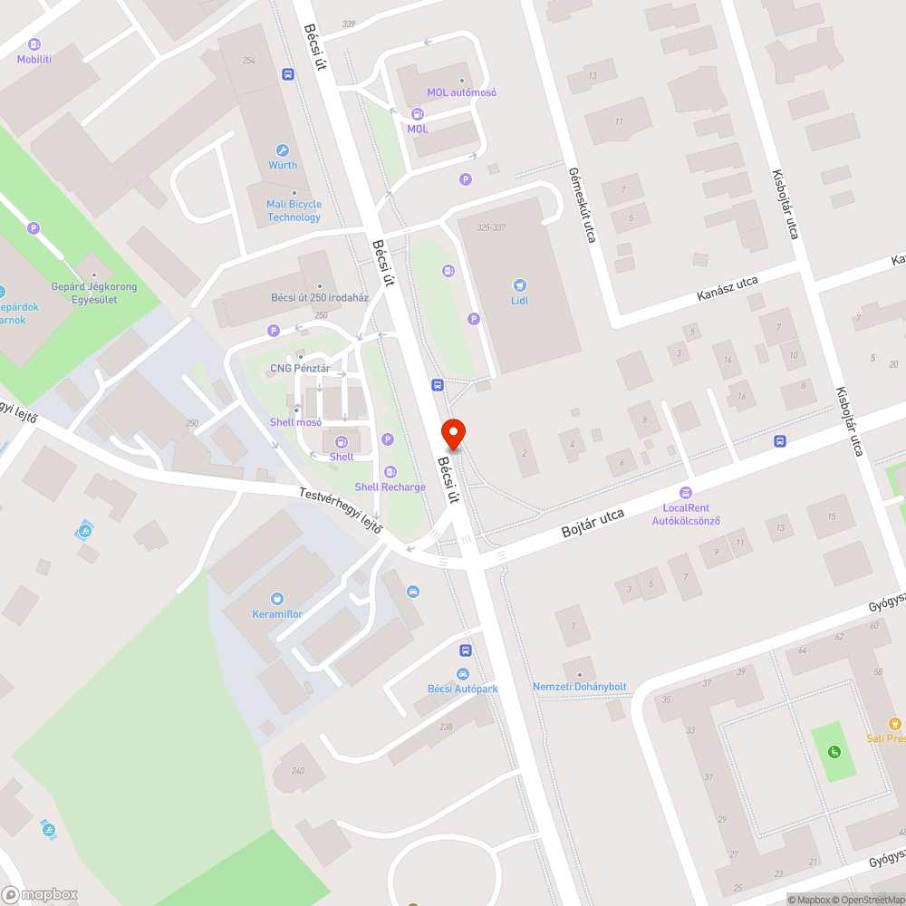 Kátyú javítás után új javítási kényszer bejelentés helye