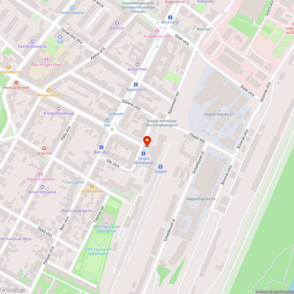 Eldugult folyóka bejelentés helye