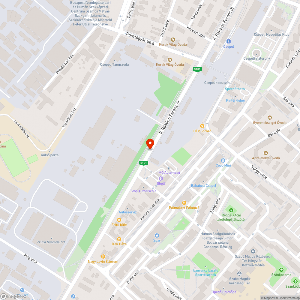 Felgyűrődött az útfelület bejelentés helye