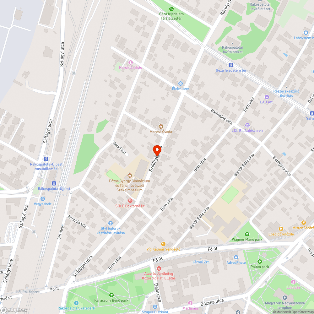 Elhagyott Mercedes - Sződliget u. bejelentés helye