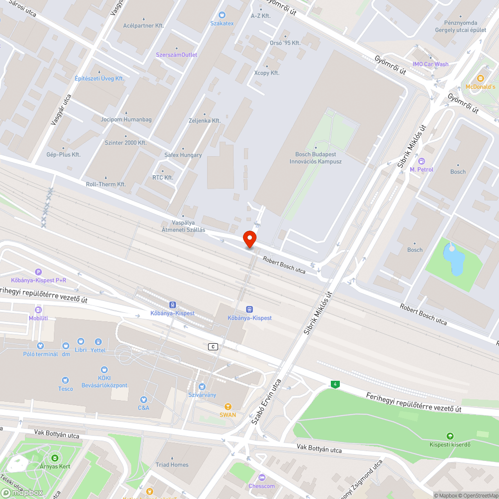 Út blokkolása bejelentés helye