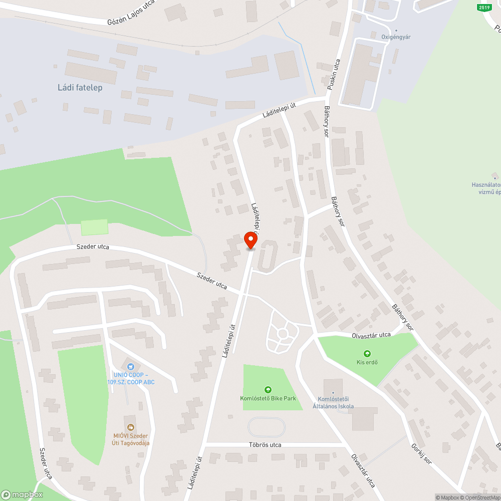 Zebra probléma! bejelentés helye