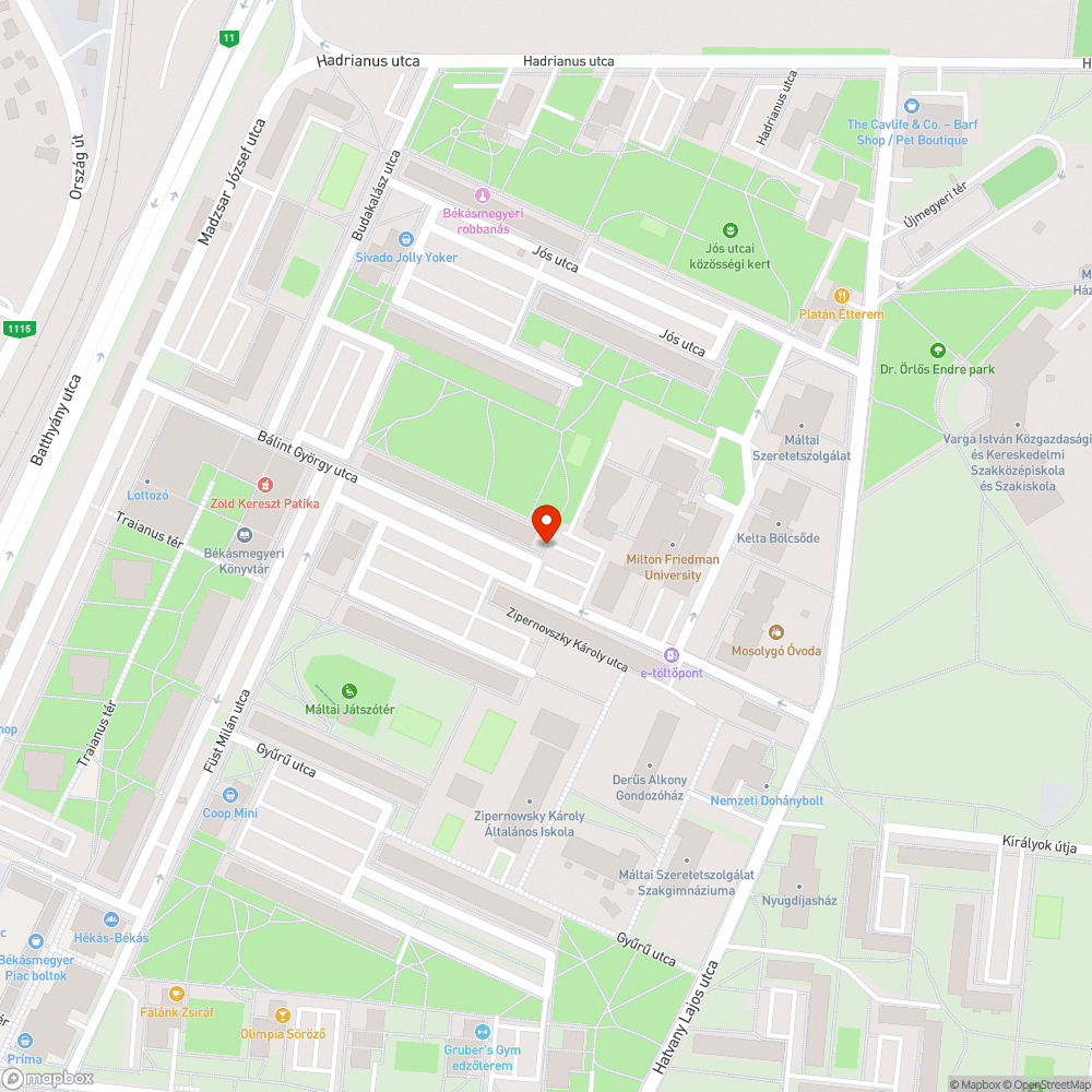 Halott fa bejelentés helye