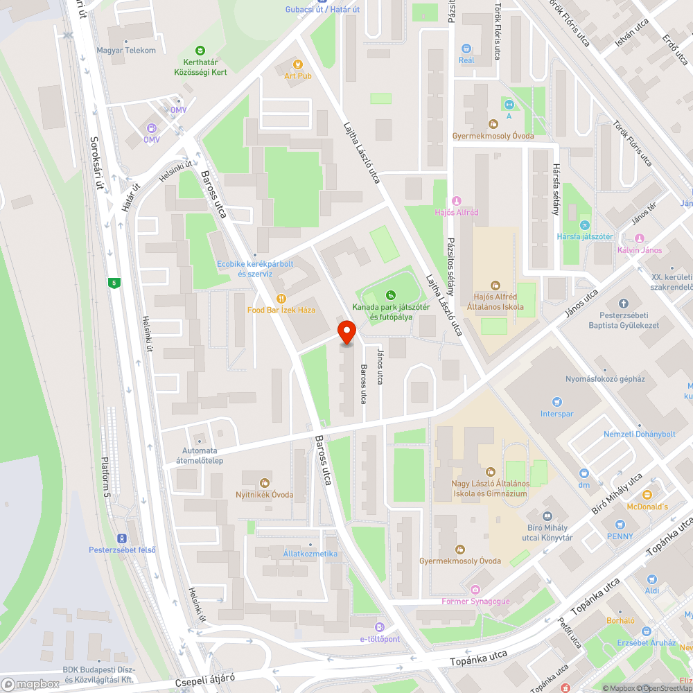 Szeméthalom bejelentés helye