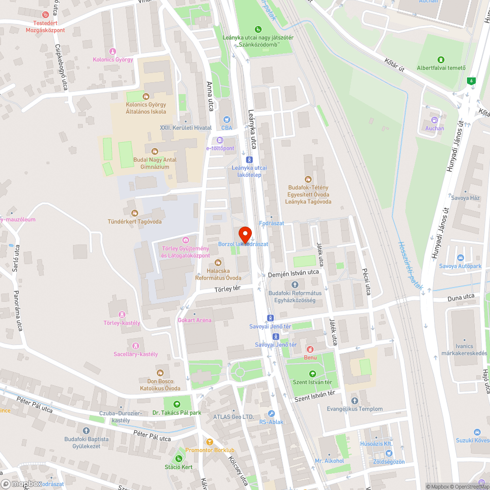 Sérült fülke bejelentés helye