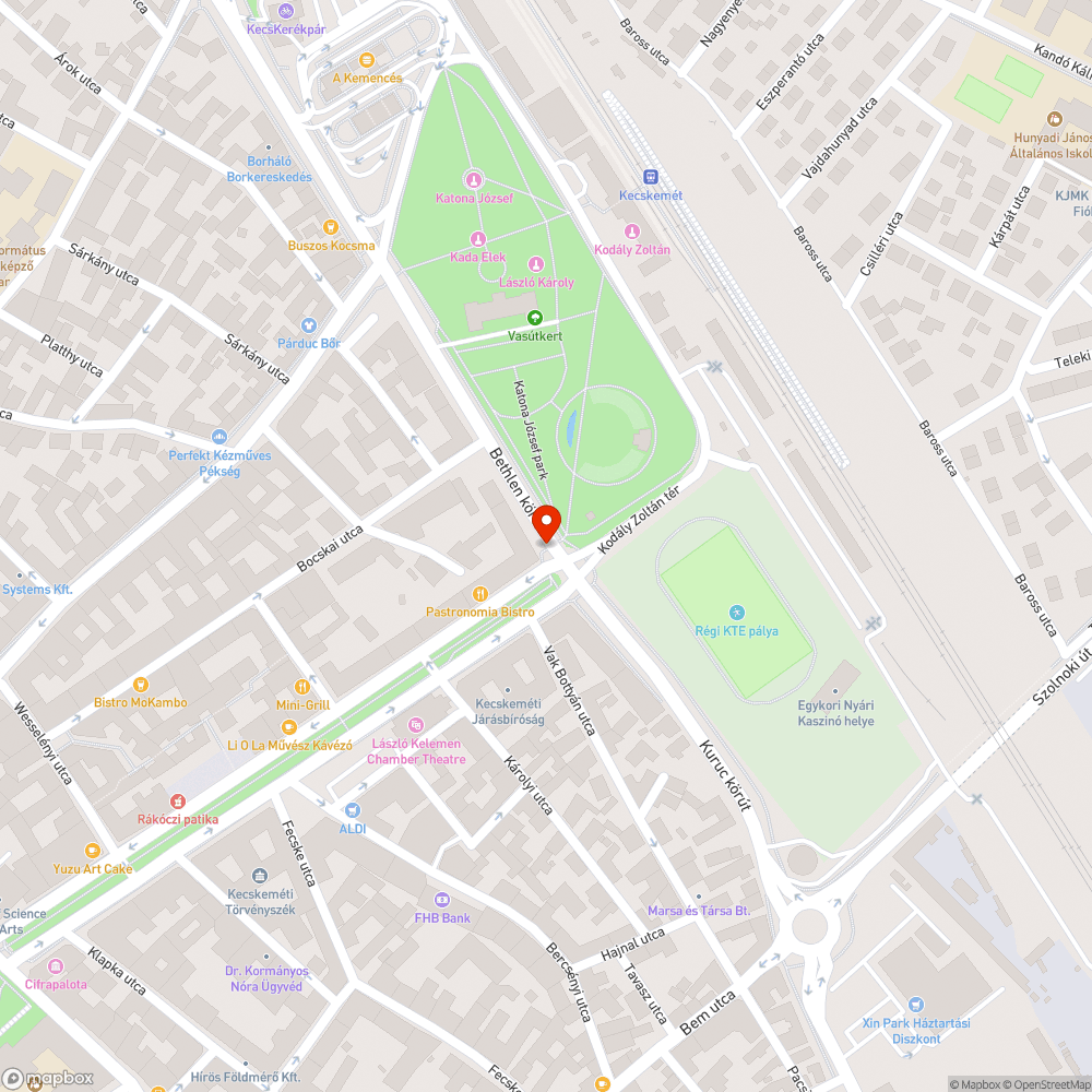 Hiányzó fényterelő bejelentés helye