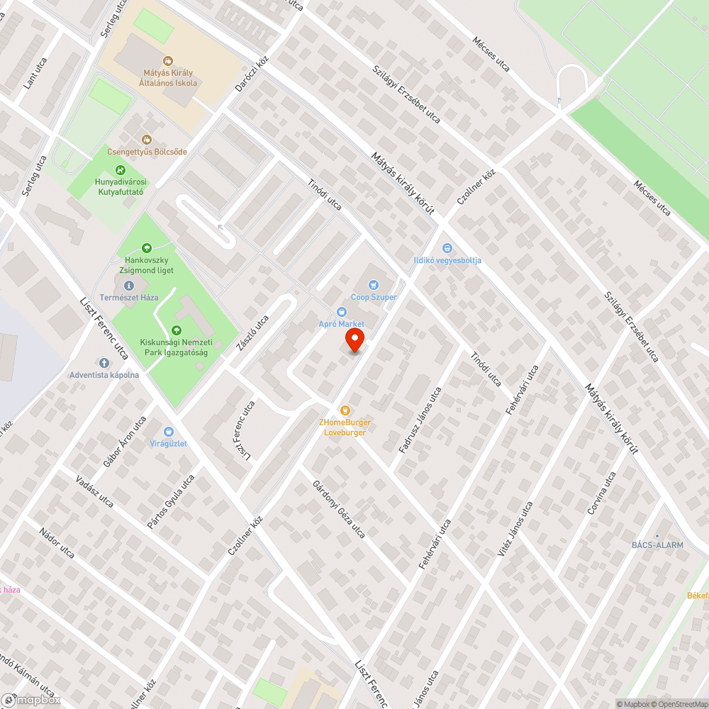 Eldugult víznyelő bejelentés helye