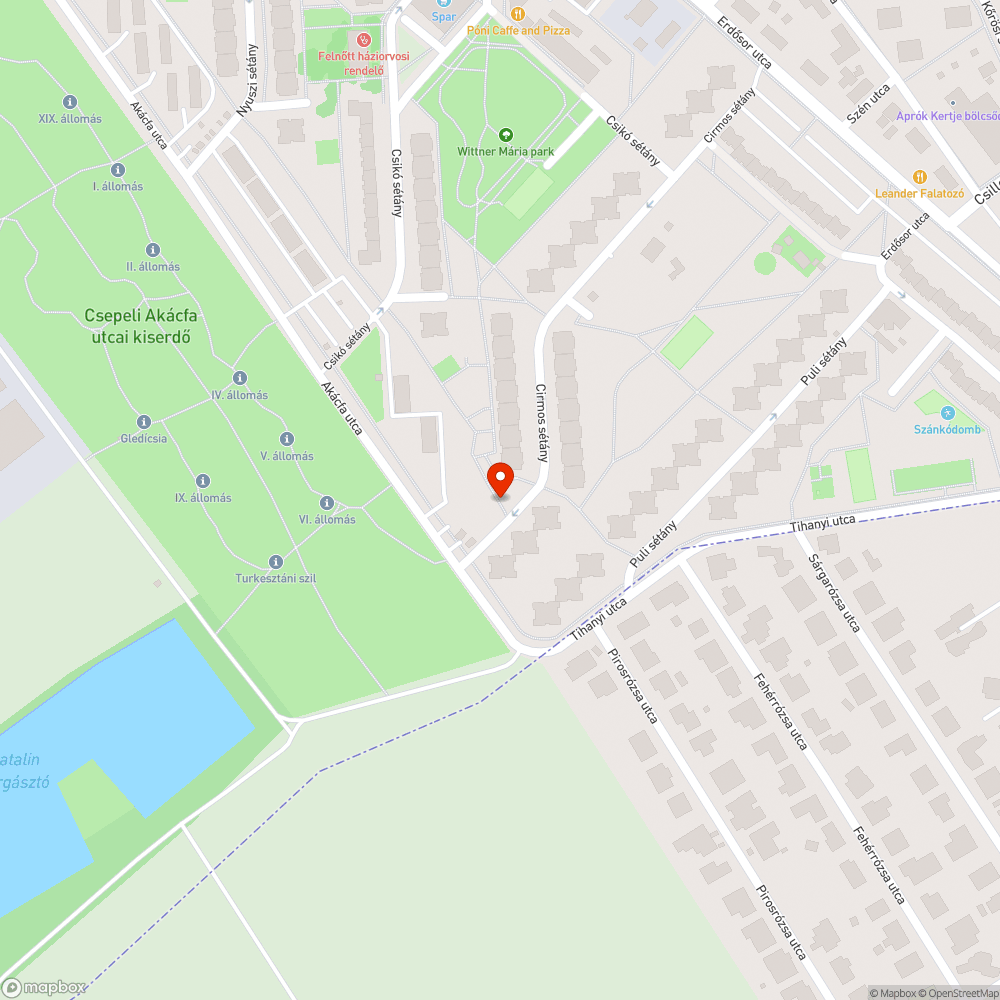 Lódarázs fészek bejelentés helye