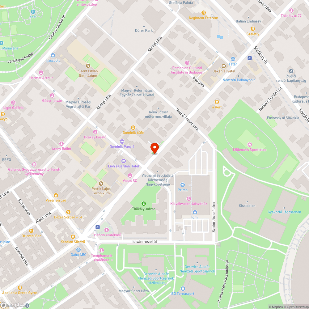 Egy zsák szemét a buszmegálló mögött bejelentés helye