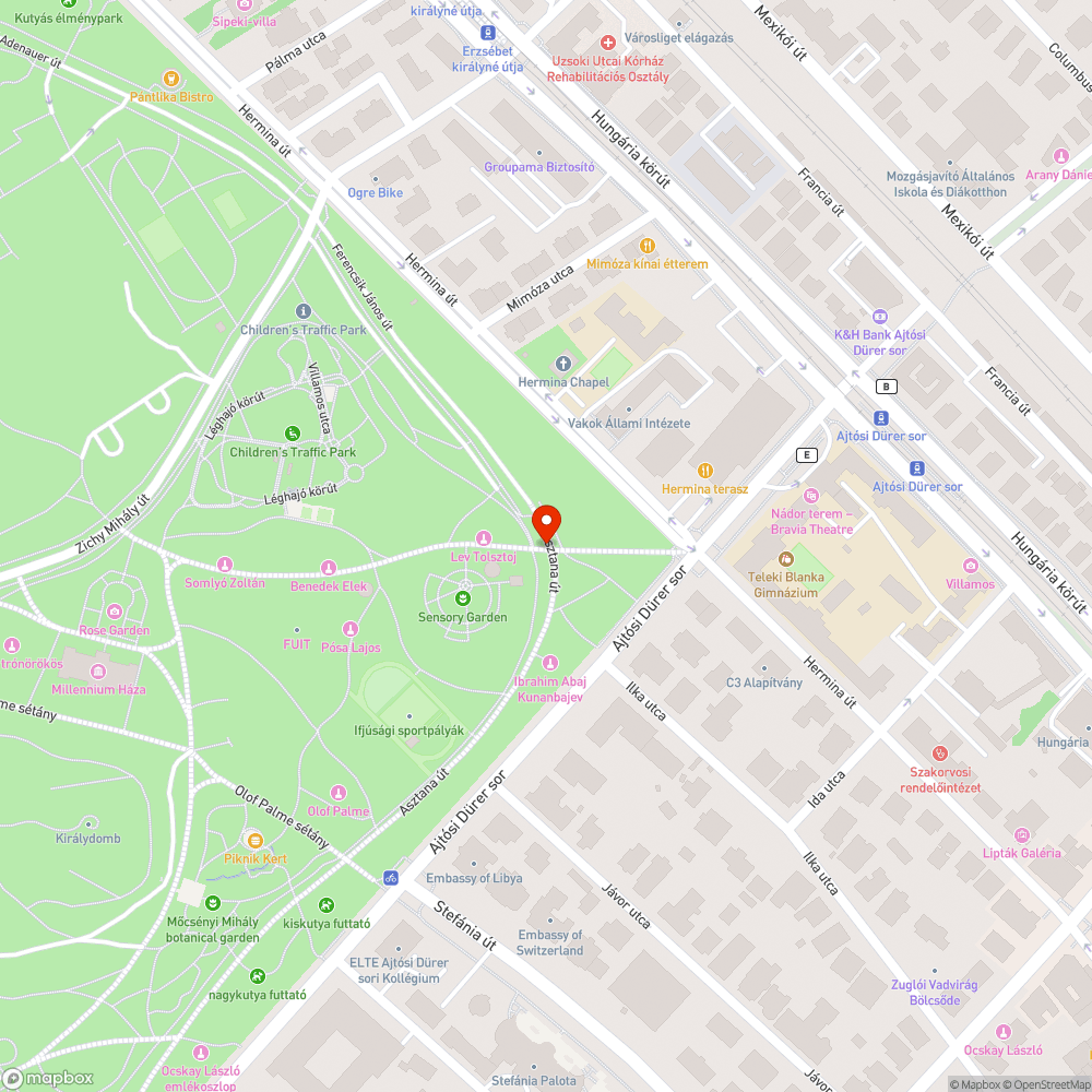 Kiszáradt fa 010 bejelentés helye