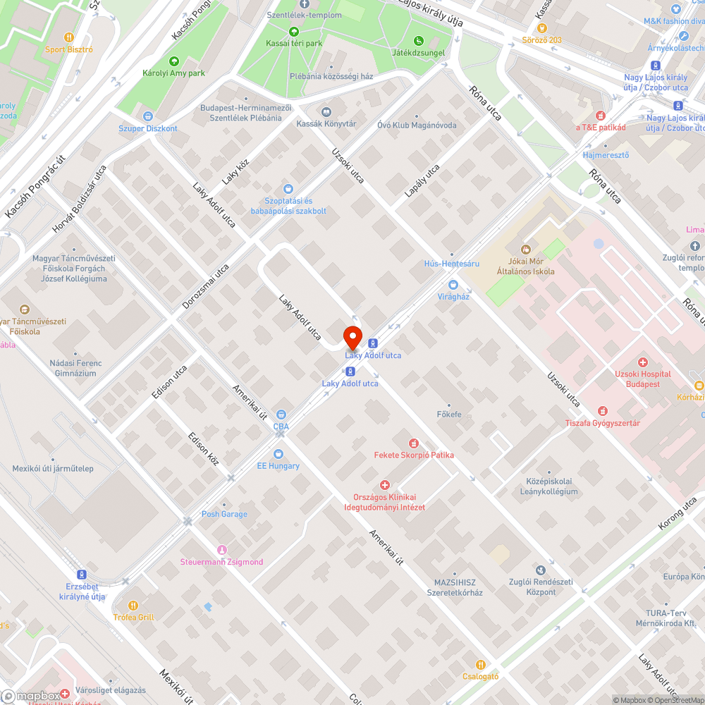 Villamosmegállóban létesített füvesített zöld sziget bejelentés helye