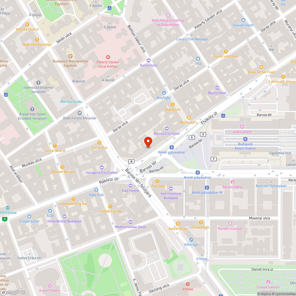 Kiszáradt fa bejelentés helye