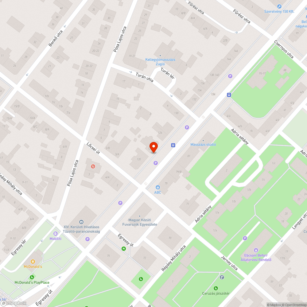 Elszáradt fa bejelentés helye