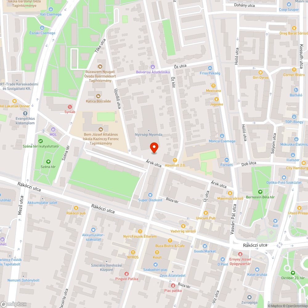 Szemetes utca bejelentés helye