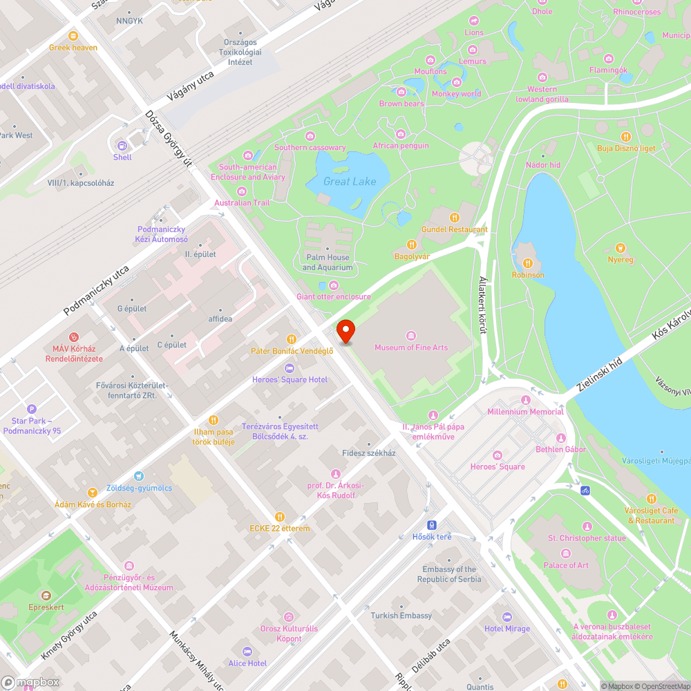 Lezárt járda bejelentés helye