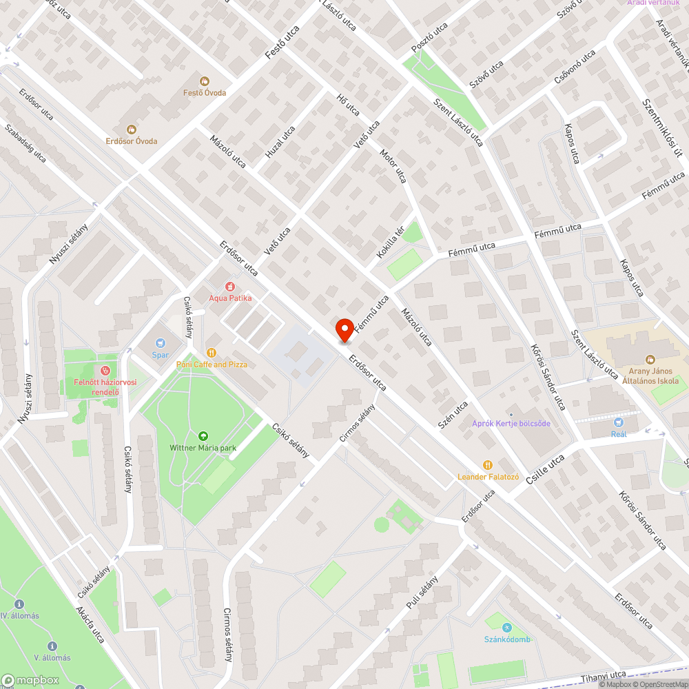 Beláthatatlan kereszteződés bejelentés helye