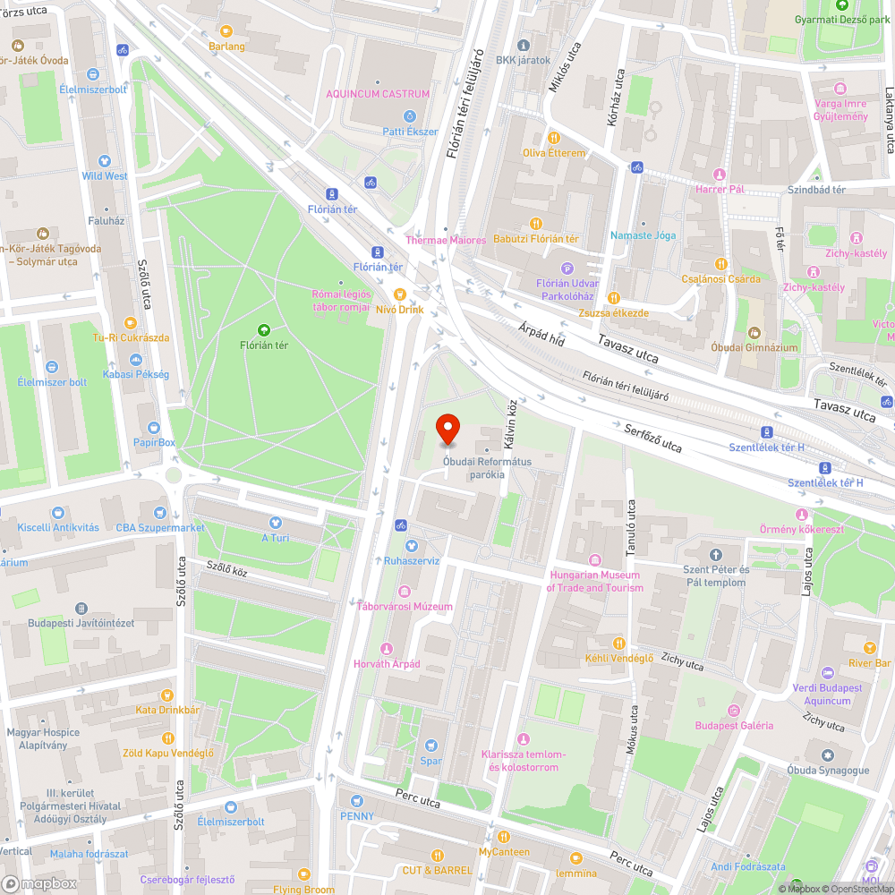 Problémás fa a Kiscelli utcai postánál bejelentés helye