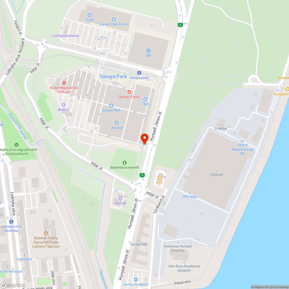 Szemét bejelentés helye