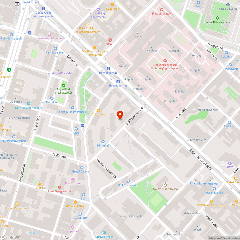 Kiszáradt fák bejelentés helye